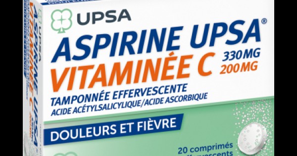 aspirine Upsa vitaminee C Analgésico y antipirético