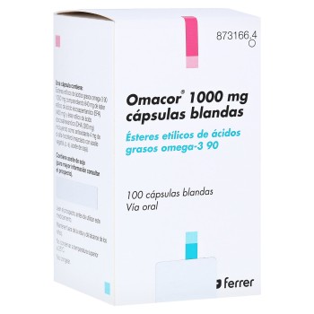 Omacor 1000 mg x 100 Cápsulas Blandas
