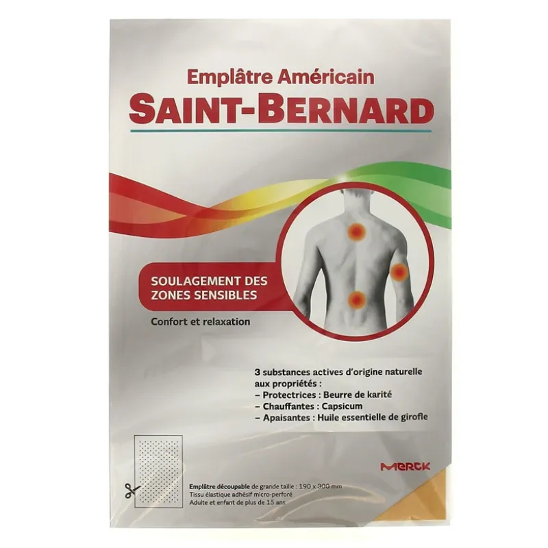 Saint Bernard Parches Adhesivos Microperforados 1 unidad Saint Bernard Parches Adhesivos Microperforados 1 unidad