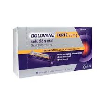 Dolovanz forte 25 mgr 10 sobres 