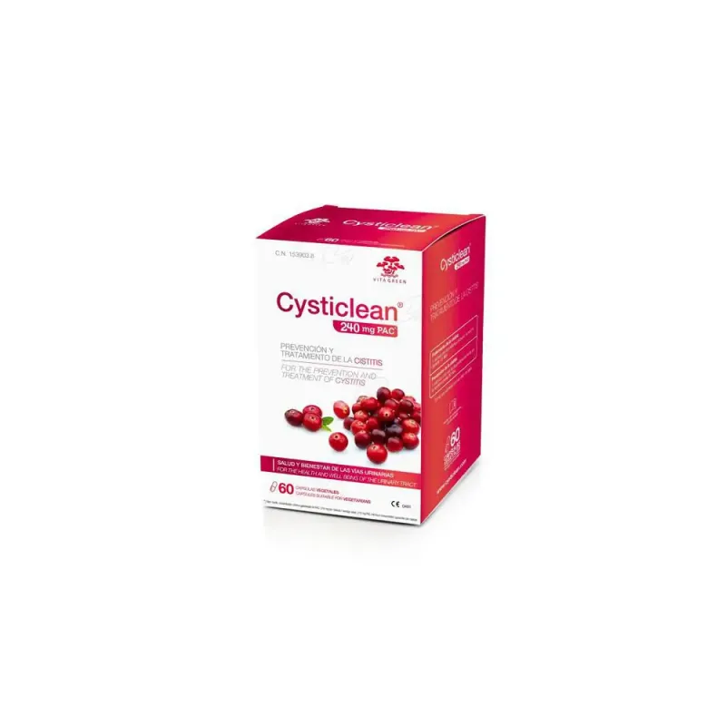 Cysticlean Con Arándano Americano PAC 240 mg, 60 caps Cysticlean Con Arándano Americano PAC 240 mg, 60 caps