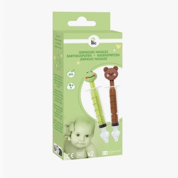 Plic Care 2 xeringues nasals 2 unitats color verd