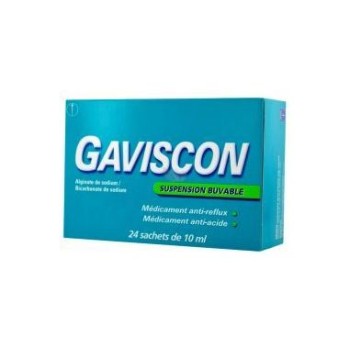 Gaviscon suspension bebible 24 sobres 10 ml