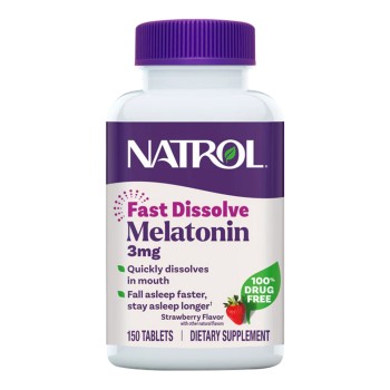 Melatonina Natrol 3 mgr fat dissolver 150 cp fresa Melatonina Natrol 3 mgr fat dissolver 150 cp fresa