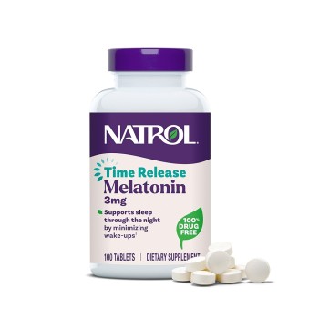 Melatonina   Natrol 3 mgr time release -100 cp-  Melatonina   Natrol 3 mgr time release -100 cp-