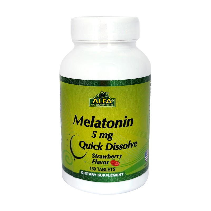 Melatonina 5 MG Strawberry  150 cp