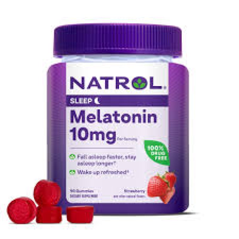 Melatonina Natrol 10 mgr gominolas de fresa 90 unidades