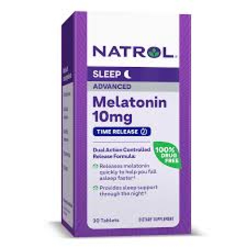 Melatonina  Natrol 10mgr time release 100 cp