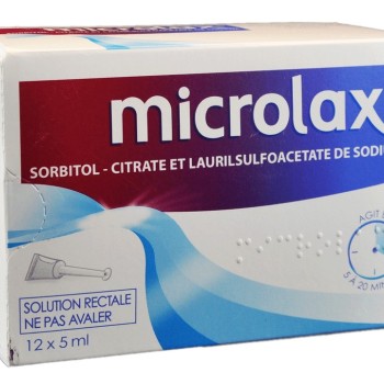 Microlax rectal gel 12 single doses