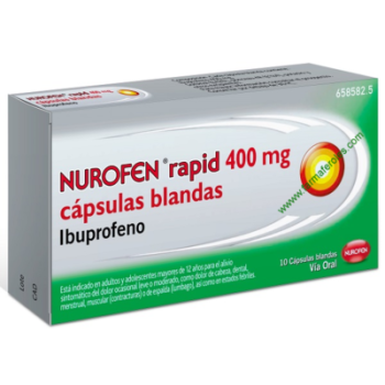 NUROFEN RAPID 400 MG - 10 CAPSULAS