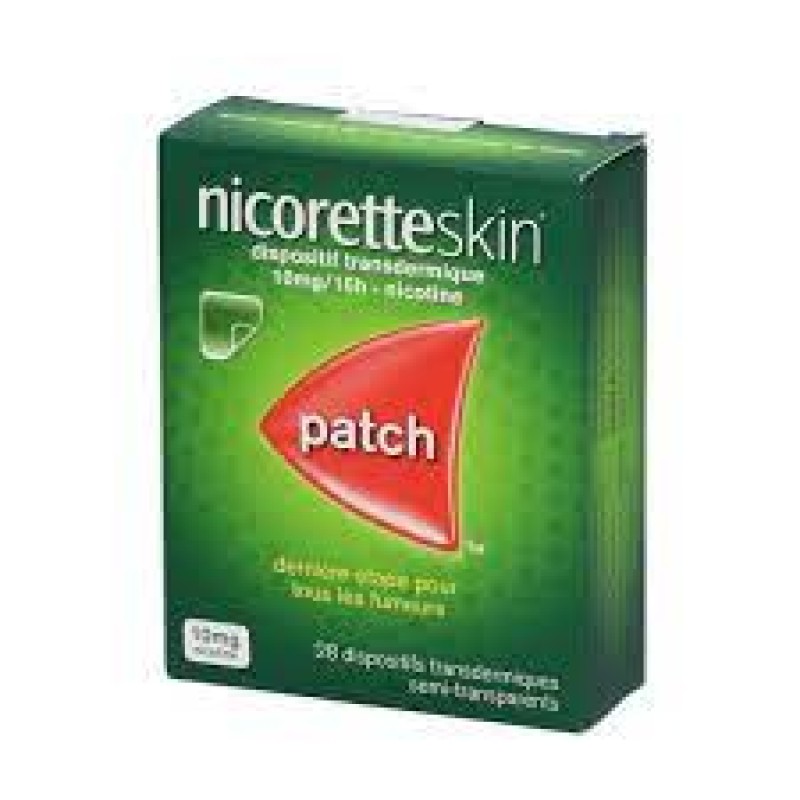 NICORETTESKIN 10 mgr / 16 horas 28 parches de nicotina