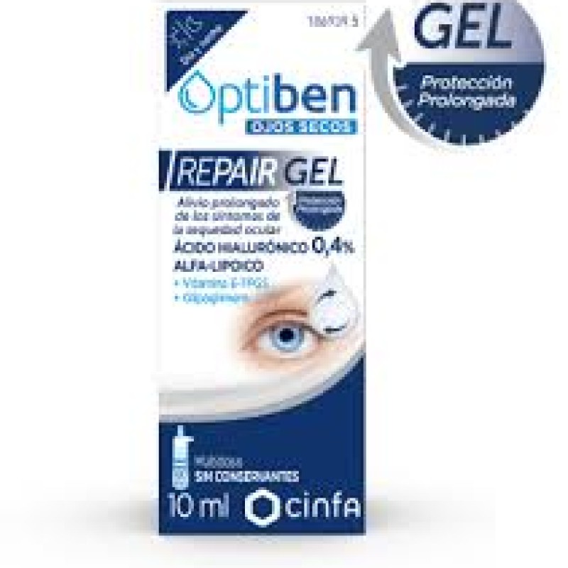 Optiben Dry Eye Repair 10 ml bottle