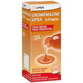 Sirop pour la toux sèche OXOMEMAZINE 0,33 mg/ml