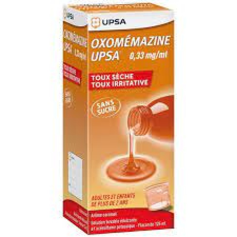 Jarabe para la tos seca OXOMEMAZINE 0.33 MGR/ML