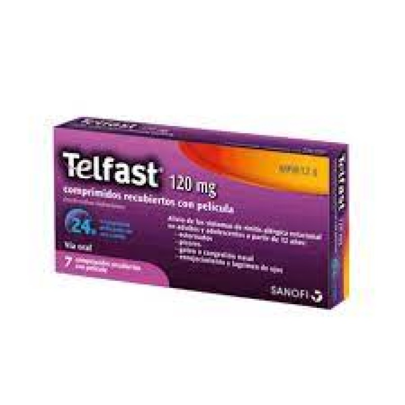 Telfast 120 mgr 7 cp