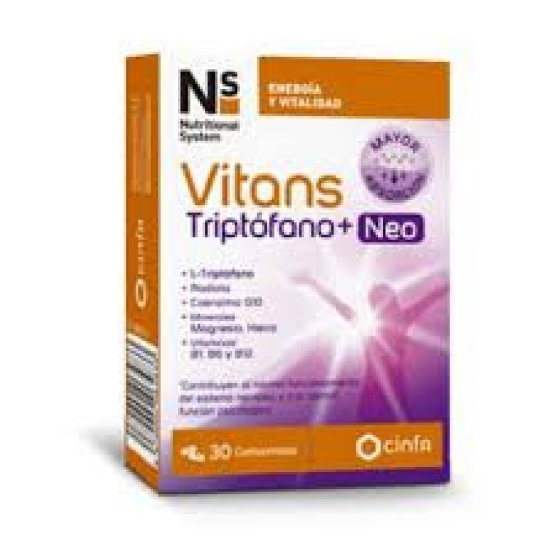 NS Vitans Triptófano Neo 30 comprimidos NS Vitans Triptófano Neo 30 comprimidos