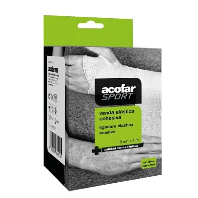ACOFAR VENDA ELASTICA COHESIVA 8CM X 4M ACOFAR VENDA ELASTICA COHESIVA 8CM X 4M