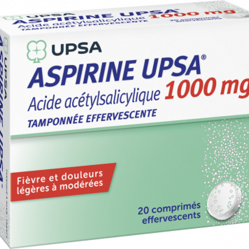 Aspirina Upsa 1000 mgr 20 comprimidos efervescentes