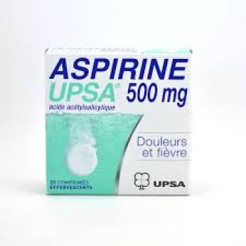 Aspirina  500 mgr Upsa 20 cp efervescentes Aspirina  500 mgr Upsa 20 cp efervescentes