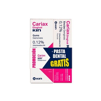 Cariax Gingival Encías Delicadas Colutorio 600ml + Pasta 75ml de REGALO