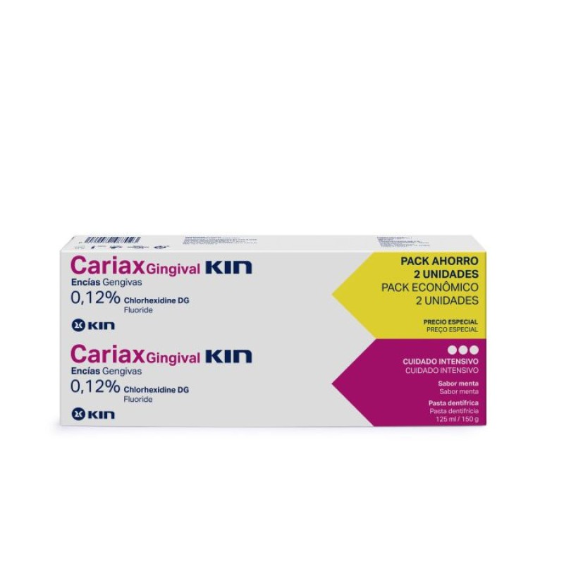 CARIAX Dentifrico gingival pack 2 ud 125 ml CARIAX Dentifrico gingival pack 2 ud 125 ml
