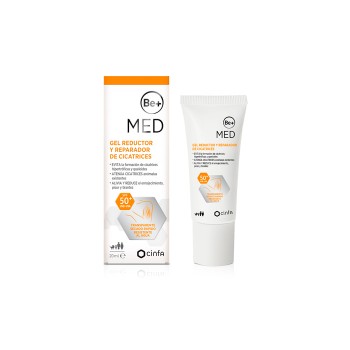 Be+ Gel Reductor Reparador de Cicatrices Spf50+ 20 ml