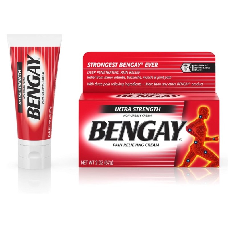 BENGAY Cream with Lidocaine 4% with Tropical Jasmine scent