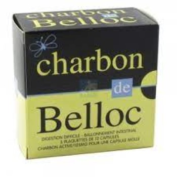 Charbon de Belloc 125 mgr  60 capsulas blister