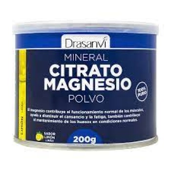 Drasanvi Mineral Citrato Magnesio polvo neutro 200 gr