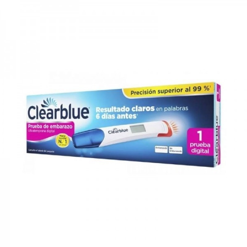 Clearblue Test De Embarazo Ultratemprana Digital 1 Unidad