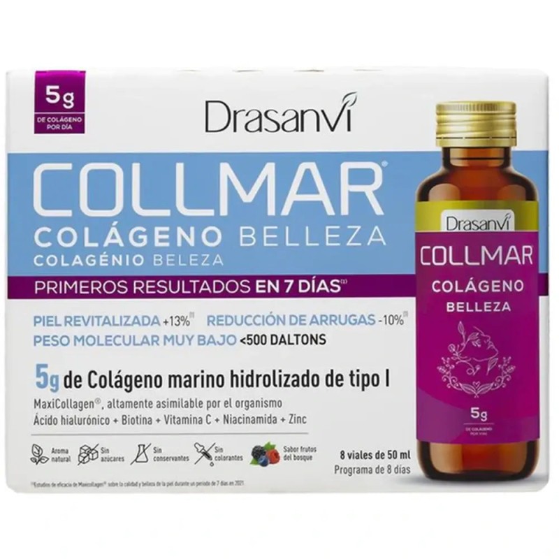 Drasanvi Collmar Colágeno Belleza Bebible Frutos Bosque, 8 X 50Ml Viales Drasanvi Collmar Colágeno Belleza Bebible Frutos Bosque, 8 X 50Ml Viales