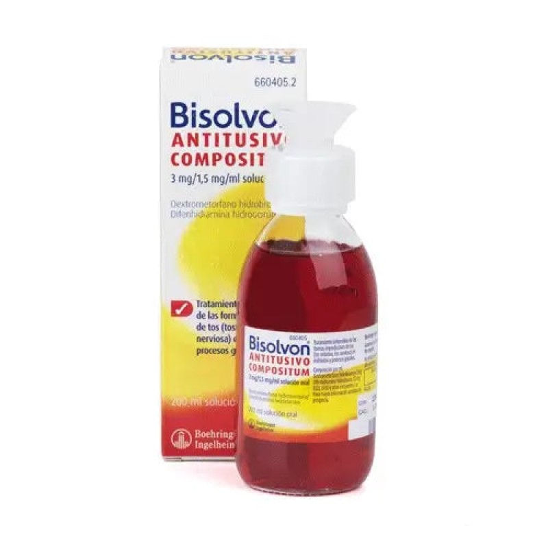  Bisolvon Antitusivo Compositum 3 mg/ml + 1,5 mg/ml Solución Oral 200 ml