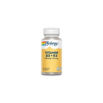 Solaray Vitamin D3 & K2 60 capsules