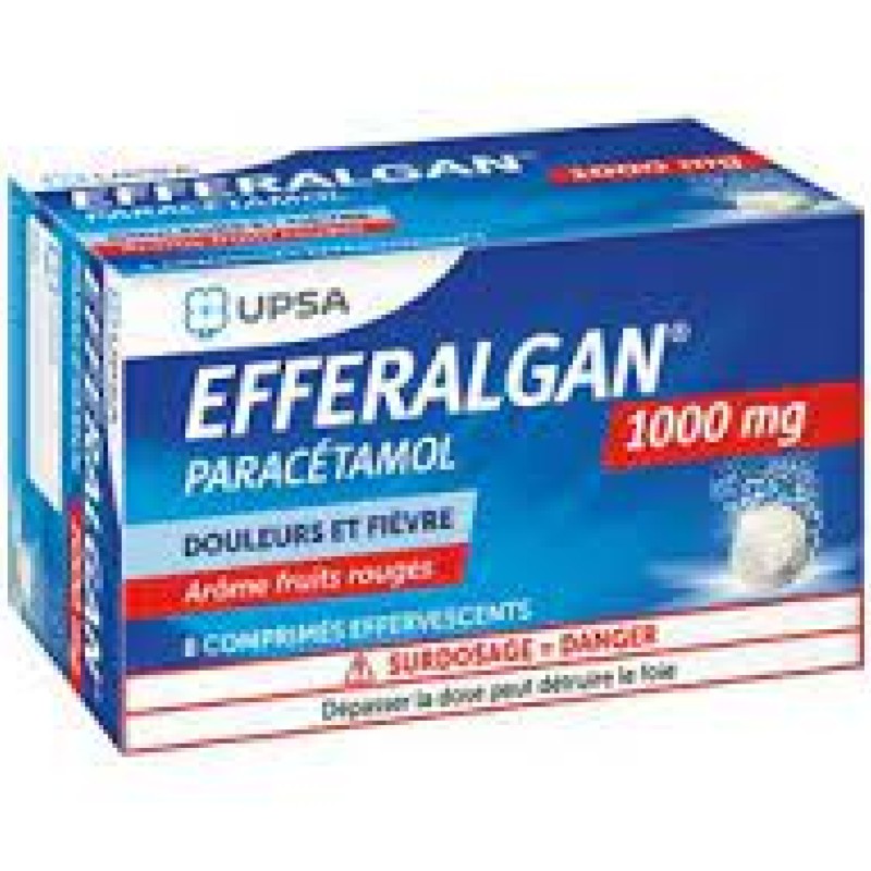 Efferalgan 1000 mgr 8 comprimidos