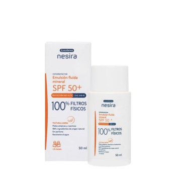 Emulsión fluida mineral SPF50+ Emulsión fluida mineral SPF50+