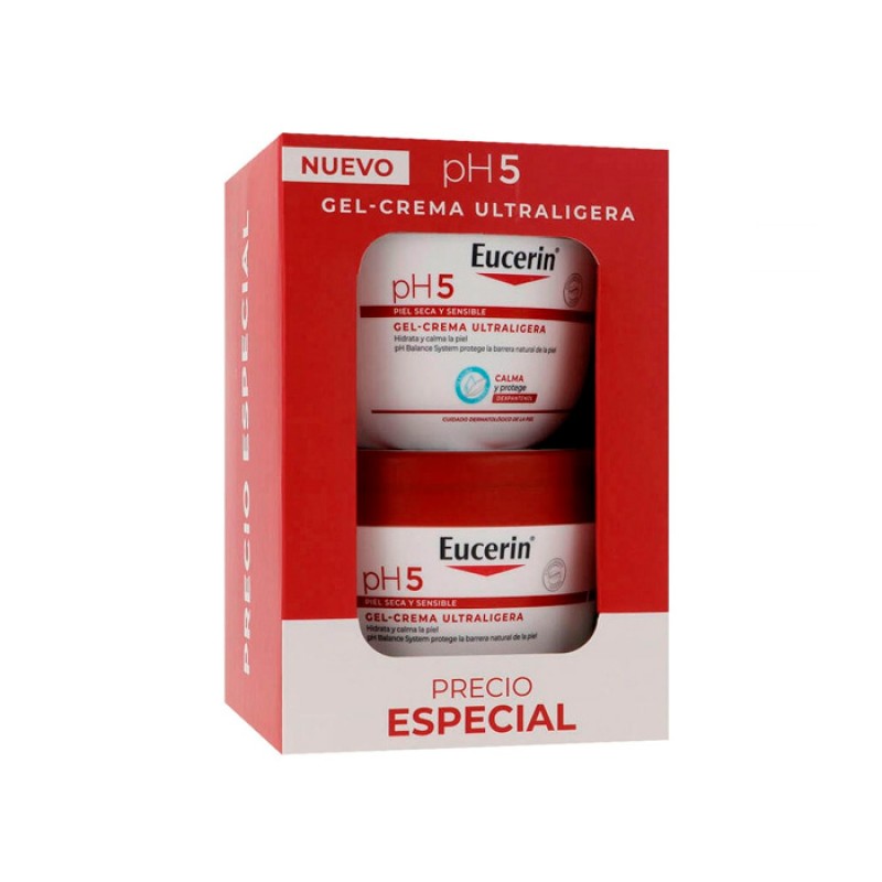 Eucerin Ph5 Crema Gel Ultraligera Duplo 350ml + 350ml