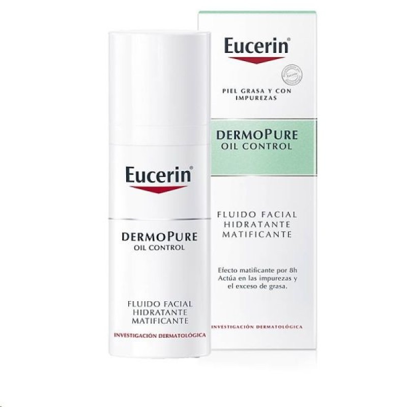 Eucerin Dermopure Oil Control Fluido Hidratante Matifiante 50 ml Eucerin Dermopure Oil Control Fluido Hidratante Matifiante 50 ml