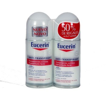  Eucerin Desodorante Anti-Transpirante 48 h roll-on pack x 2 