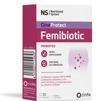 NS GINEPROTECT FEMIBIOTIC 30 CÁPSULAS
