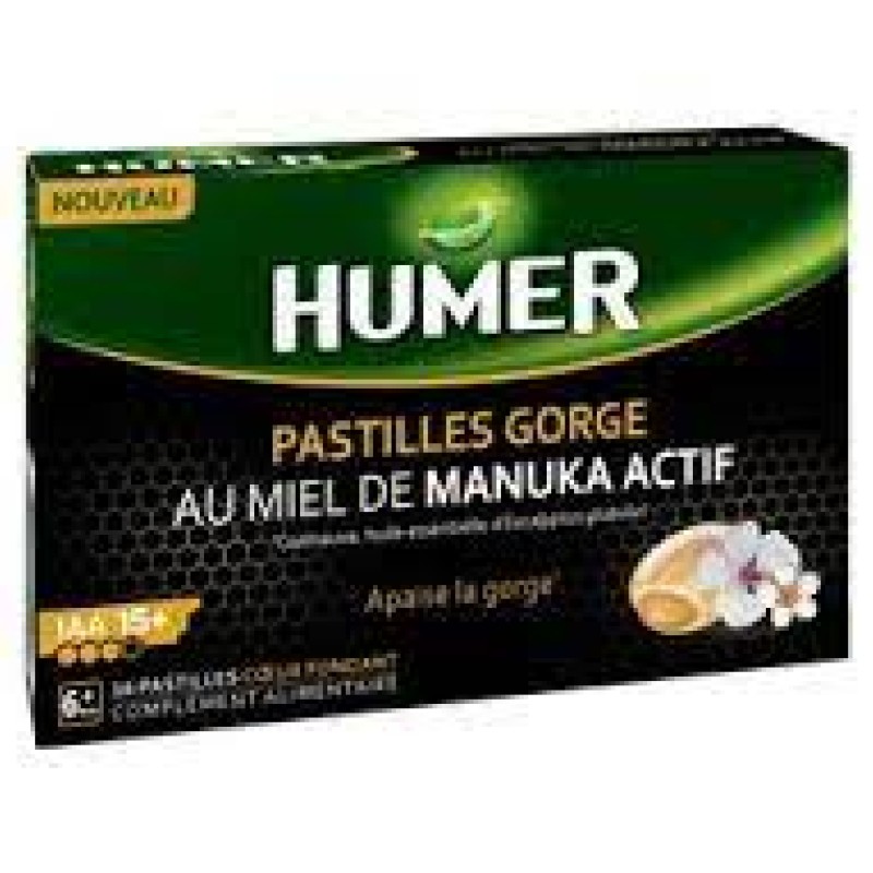 Humer  liquido de miel de Manuka IAA 15 + 16 comprimidos.