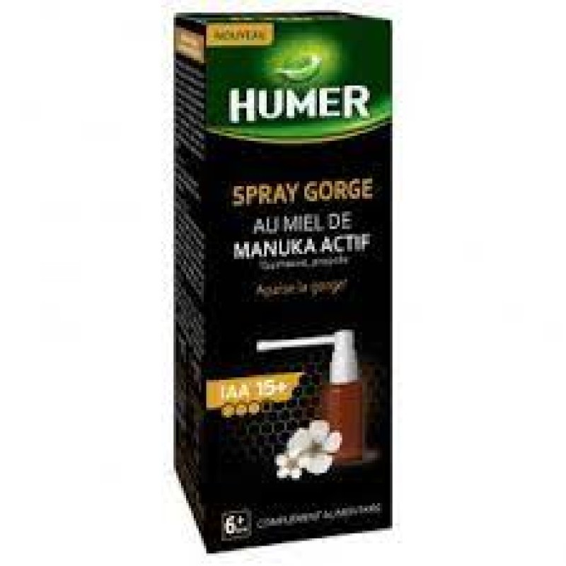 Humer Spray  para la garganta de miel de MANUKA  20 ml