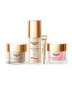Eucerin Pack Hyaluron-Filler + Elasticity Serum, Noche, Crema Dia Rosé Fp30 Y Contorno De Ojos