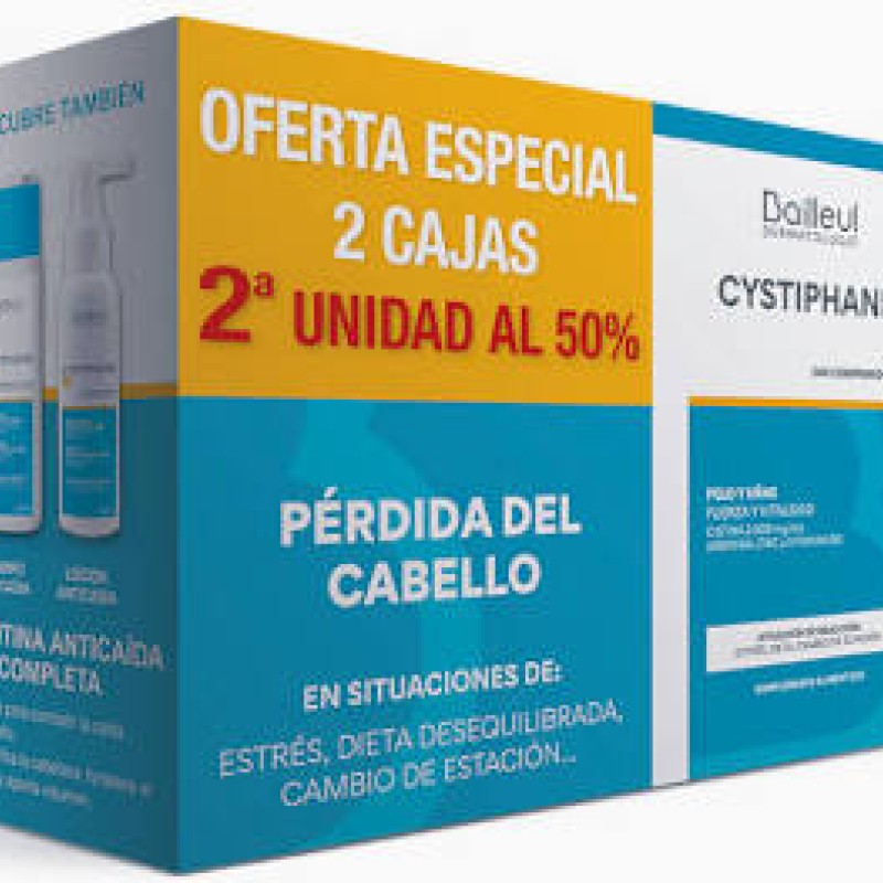 Cystiphane Biorga   suplemento par cabello y uñas 2 x 120 cp