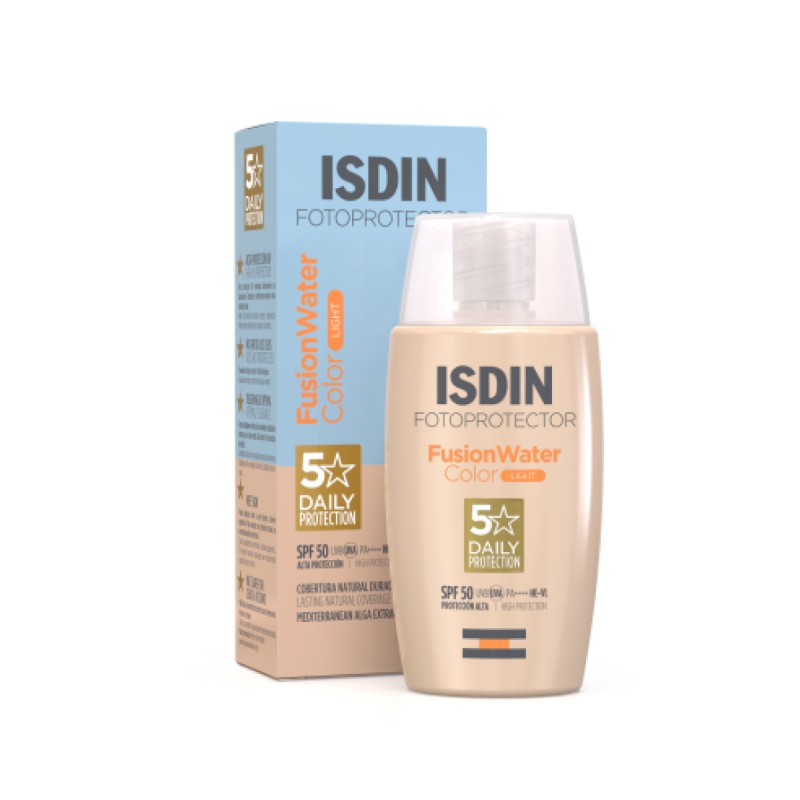 FOTOPROTECTOR ISDIN FUSION WATER COLOR LIGHT 50+ 50 ML FOTOPROTECTOR ISDIN FUSION WATER COLOR LIGHT 50+ 50 ML
