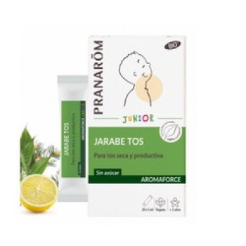 PRANAROM AROMAFORCE JARABE TOS JUNIOR STICK 20 X 5 ML PRANAROM AROMAFORCE JARABE TOS JUNIOR STICK 20 X 5 ML