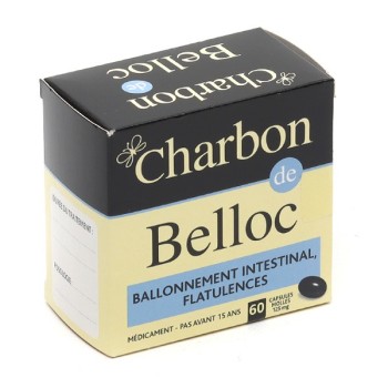  Charbon de Belloc 125mg 60 cp