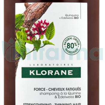 KLORANE XAMPÚ QUININA VITAMINA B 400 ML