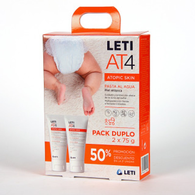 Leti A4 Atopic Skin pasta al agua Pack x 2