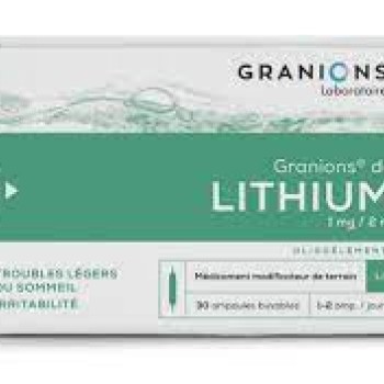 Granions de LITIO 2 ml  30 ampollas Granions de LITIO 2 ml  30 ampollas