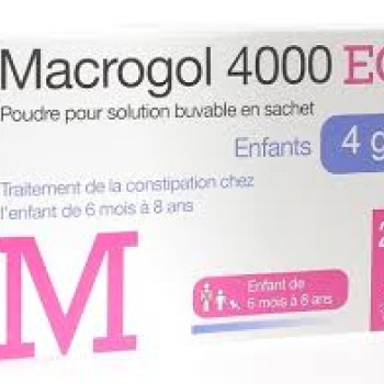 Macrogolol 20 sachets of 4 grams for children